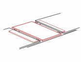 DELTA - 140CM MATBORD, UTDRAGSBART, DUBBLA ILÄGG, DUBBARTONAD EK/SVART