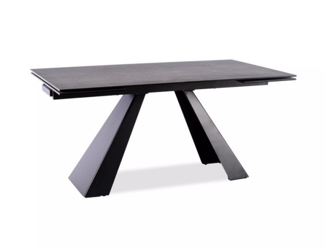 NOVA - 180CM MATBORD, KERAMIK ANTRACIT, UTD R TILL 260CM
