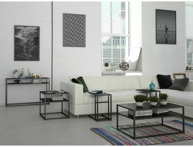  SVART LAMINAT & METALLSTOMME