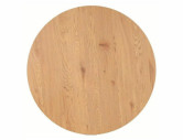 KURVA - 100CM MATBORD, RUNDT, EK/SVART METALL