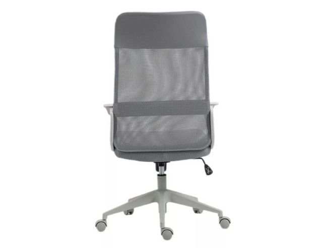 KANJON Q-026 - 107CM FOTEL OBROTOWY, SZARY, TKANINA MEMBRANOWA