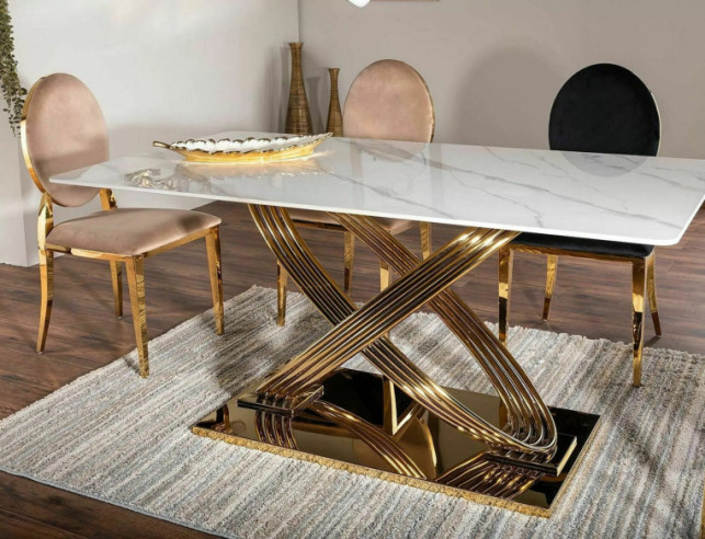 KVASAR - SAMMETSKRUKA, BEIGE, GULDFÄRGAT METALLUNDERREDE