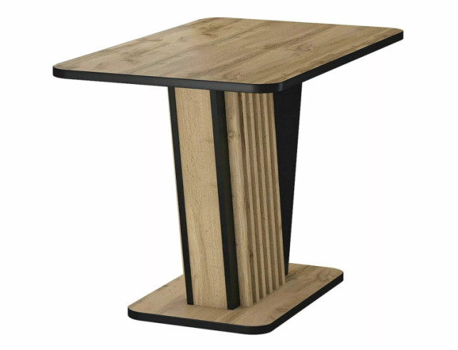 CYKLON - 125 CM MATBORD, UTDRAGSBART, DUBBELFÄRGAD DĄB ARTISAN/SVART
