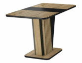 CYKLON - 125 CM MATBORD, UTDRAGSBART, DUBBELFÄRGAD DĄB ARTISAN/SVART