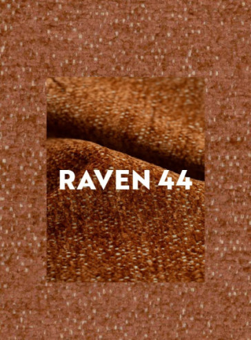 SIERRA - 1-SITS FOTEL, RAVEN-TYG, CINNAMON/SVART MATT METALL