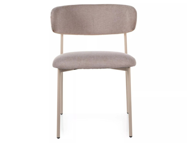  BEIGE TYGKLÄDSEL OCH METALLSTATIV