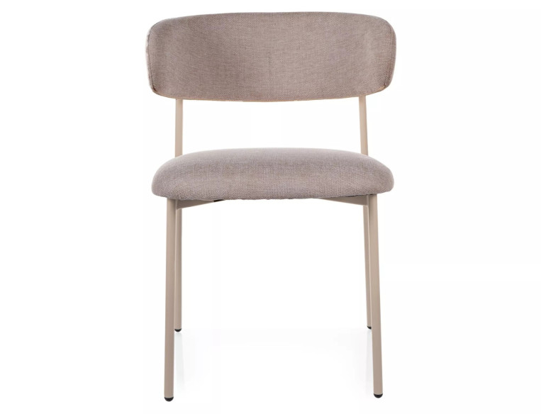  BEIGE TYGKLÄDSEL OCH METALLSTATIV