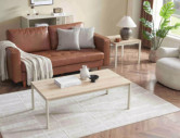 OPTIMAL L2 - 60x60 CM SOFFBORD, OFF WHITE & EKDEKOR