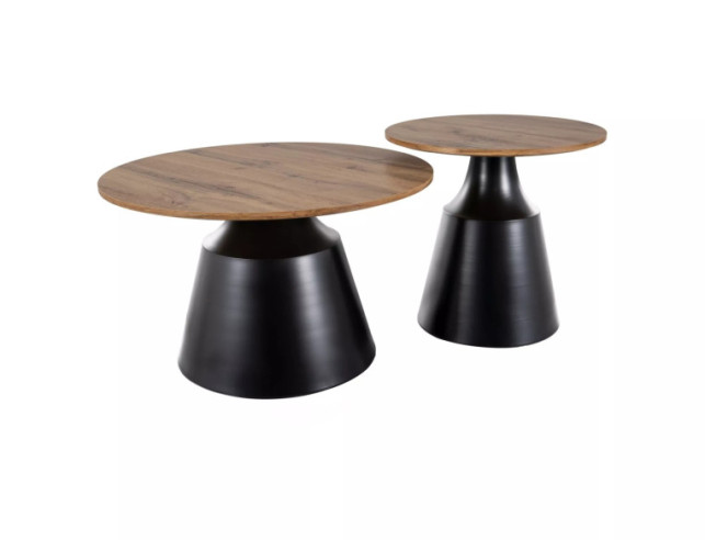 SIERRA - 70CM RUND LÅGBORDSSET