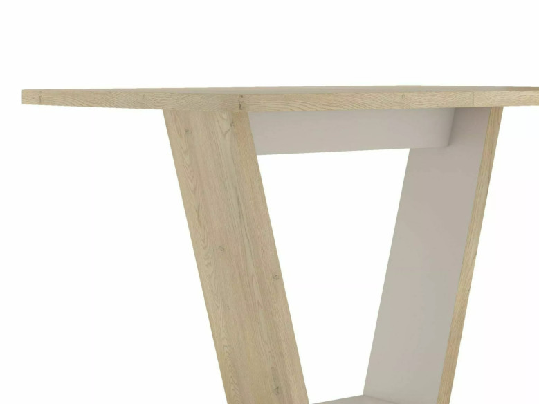 BAS - 120–160CM MATBORD, UTFALLBART, LAMINAT, EK/KASCHMIR