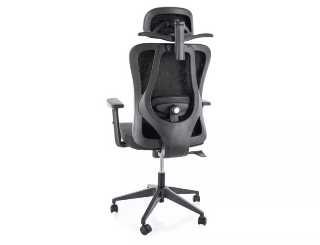 KANJON - ERGONOMISK KONTORSFOTÖLJ, SVART, TILT & MULTIBLOCK