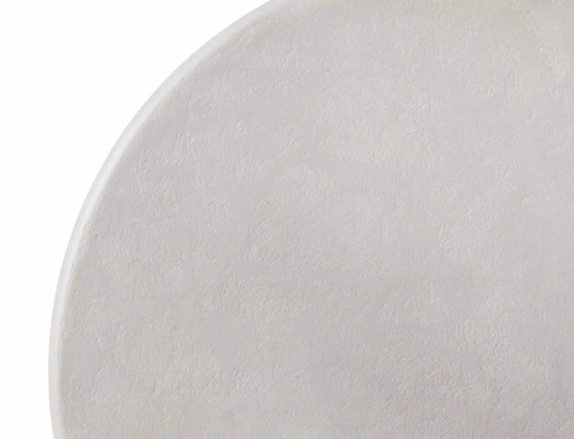 SAVANN - 80CM RUND LÅG BORD, LJUST GRÅ MIKROCEMENT