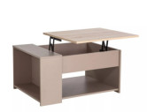 TUNDRA - 68CM SOFFBORD, KVADRATISK OLD WOOD/MATERA MÖRKGRÅ LAMINAT