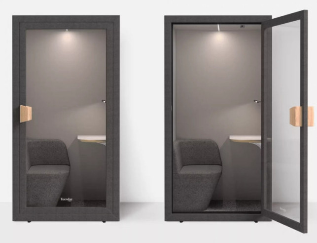 EVEREST - 110 CM AKUSTISK KABIN, 1-PERSON, CLOUD/STORM