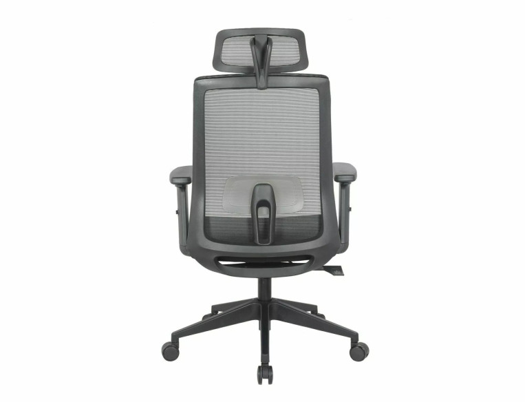 TOPP Q-058 - ergonomisk kontorsstol, svart, mesh & membrantyg