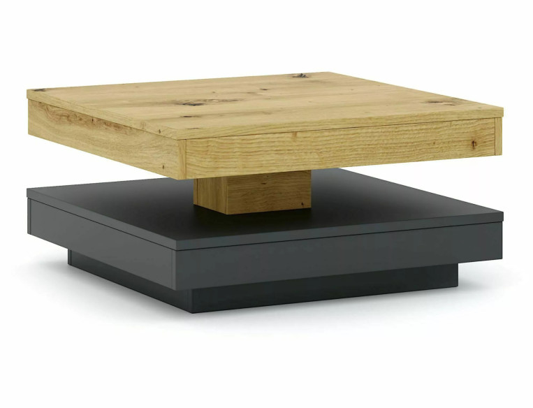KVASAR - 67CM KVADRATISK LAMINATBORD, DUBBelfÄRG DĄB ARTISAN/ANTRACIT
