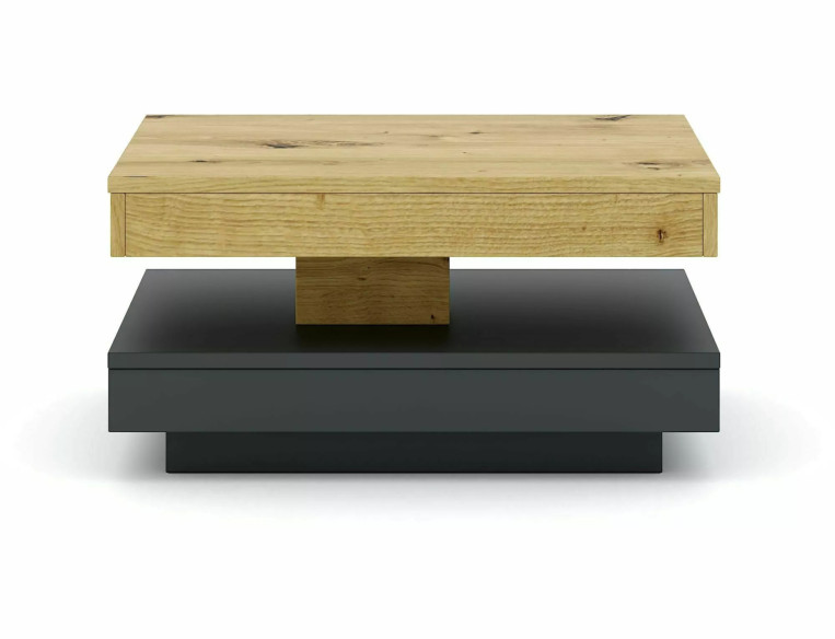 KVASAR - 67CM KVADRATISK LAMINATBORD, DUBBelfÄRG DĄB ARTISAN/ANTRACIT