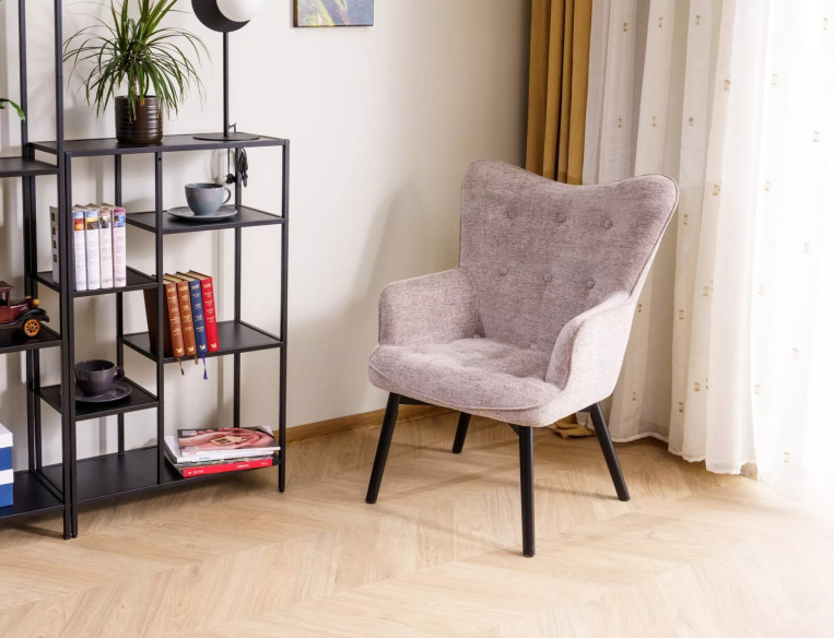 POLSTJÄRNAN COSTA B - 70CM REGAŁ, CZARN METALLSTÄLLNING