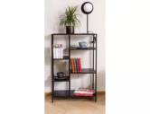 POLSTJÄRNAN COSTA B - 70CM REGAŁ, CZARN METALLSTÄLLNING