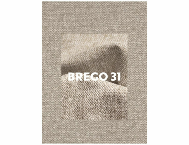 ORION - 43CM PUF, TYG BREGO LJUS BEIGE