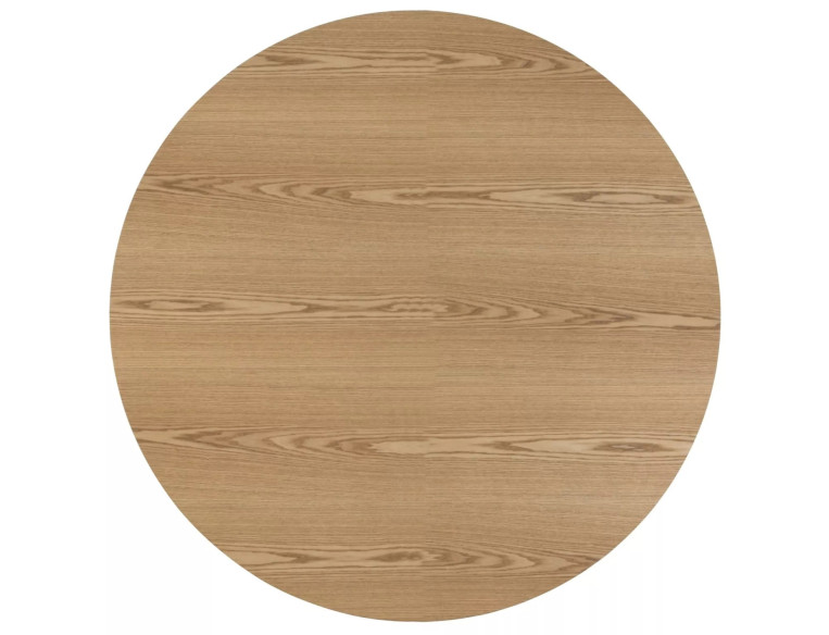VERTEX 120 - 120CM RUNDT MATBORD, EK MDF OCH KASCHMIRUNDERREDE