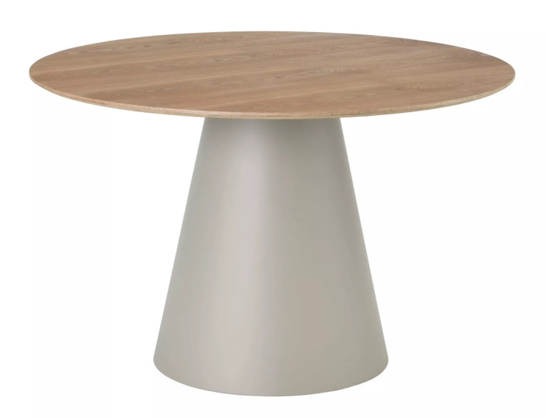 VERTEX 120 - 120CM RUNDT MATBORD, EK MDF OCH KASCHMIRUNDERREDE