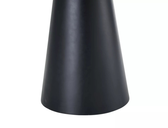 VERTEX - 120CM RUNDT MATBORD, EK MDF OCH SVART STATIV