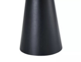 VERTEX - 120CM RUNDT MATBORD, EK MDF OCH SVART STATIV