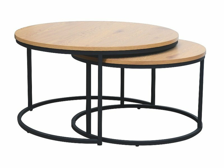 HIMMEL III - 80CM RUND LÅG BORDSATS