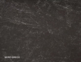 HIMMEL - 200CM MATBORD, SVART KERAMIK, METALLSTATIV