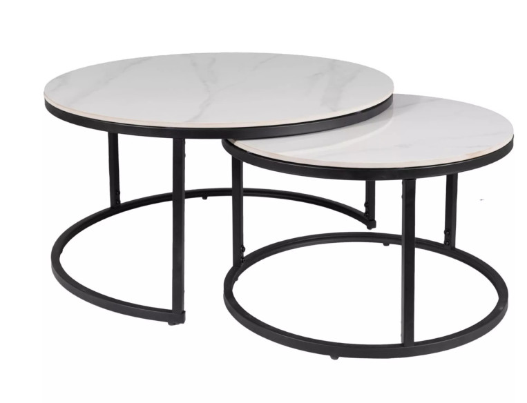  VIT MARMORLOOK/KLASSVART METALL