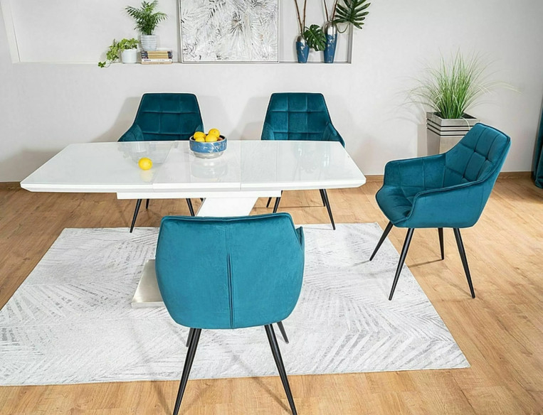 JORD - SAMMETSKRUKA, TURKOS, SVART METALL