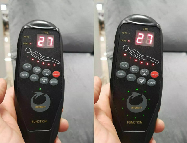 KULING NEPTUN M - 1-SITS FÅTÖLJ, SAMMET, ELRECLINER MED MASSAGE & USB