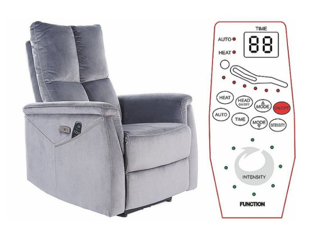 KULING NEPTUN M - FOTÖLJ MED MASSAGE