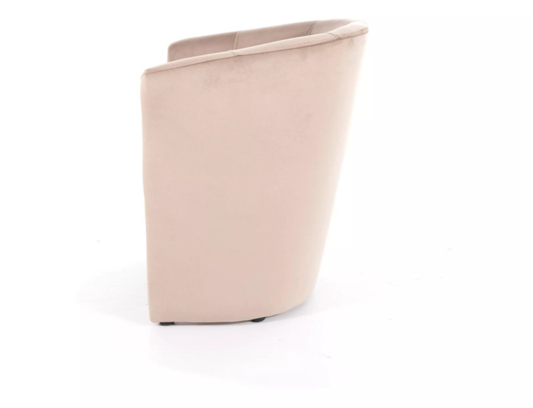 SINNE - 60CM FOTEL VELVET, CIEMNY BEŻ
