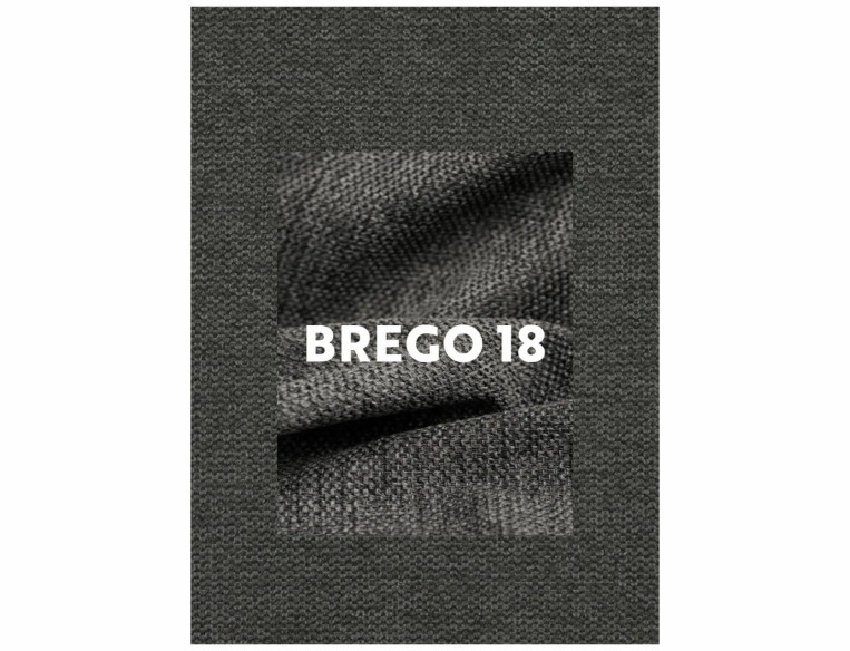 NIMBUS - TYGSTOL, MÖRKGRÅ BREGOTYG, SVART METALLSTATIV