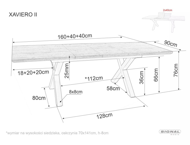 REGN II - 160CM MATBORD, DUBBELUTDRAG, DÄB ARTISAN/MATTSVART
