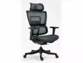 ANTARES - ERGONOMISK KONTORSSTOL, SVART NÄTTYGSRYGG, 4D-ARMSTÖD