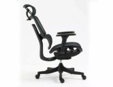 ANTARES - ERGONOMISK KONTORSSTOL, SVART NÄTTYGSRYGG, 4D-ARMSTÖD