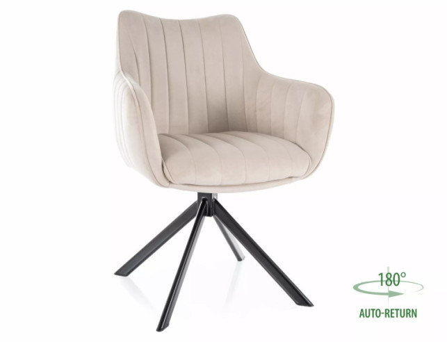 OPTIMAL - VELVET SNURRBAR STOL