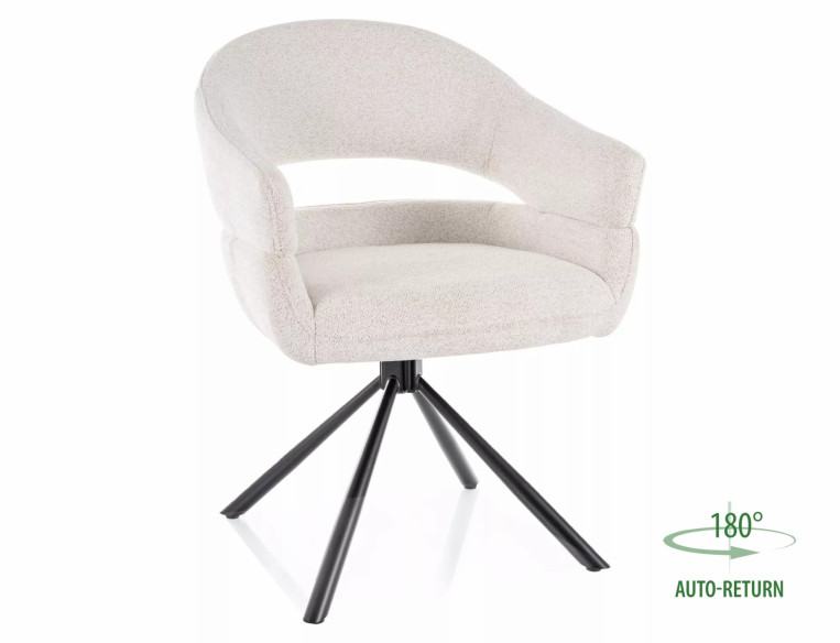 VERTEX - BEIGE SNURRSTOL MED AUTO-RETURN