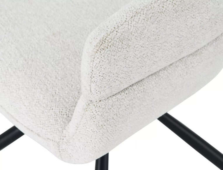 VERTEX - BEIGE SNURRSTOL MED AUTO-RETURN, METALLSTATIV