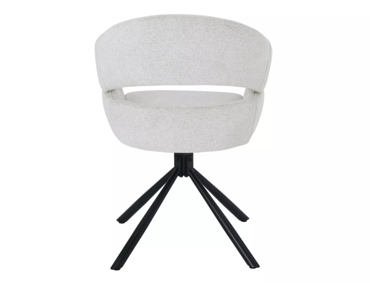 VERTEX - BEIGE SNURRSTOL MED AUTO-RETURN, METALLSTATIV