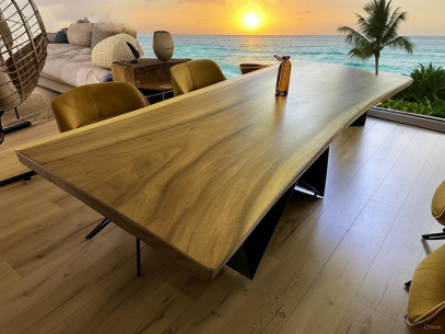 Bench Iron Craft X 200cm natural mango 70mm