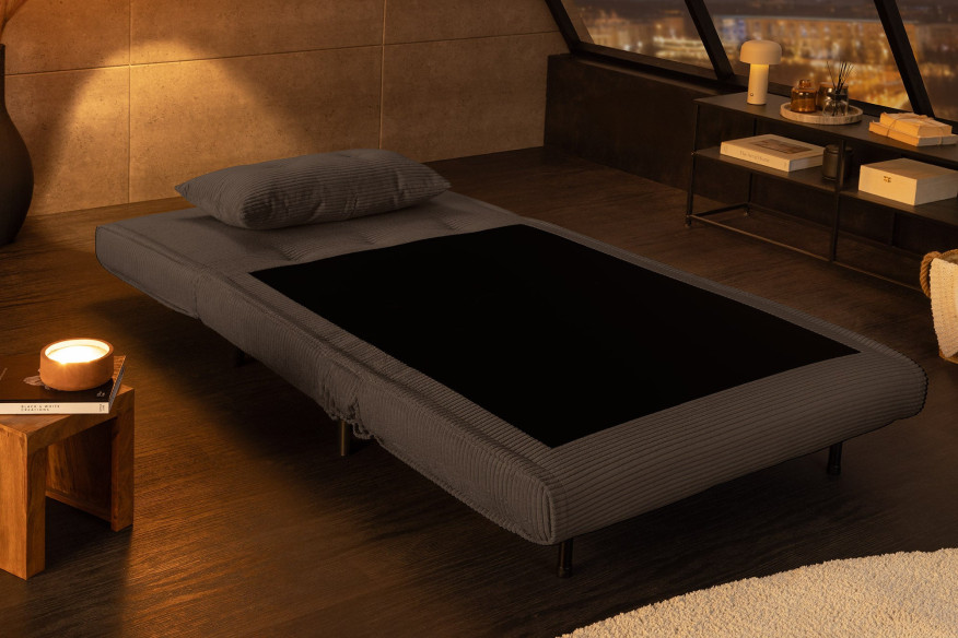  MANCHETTE TYG GRÅ / SVART