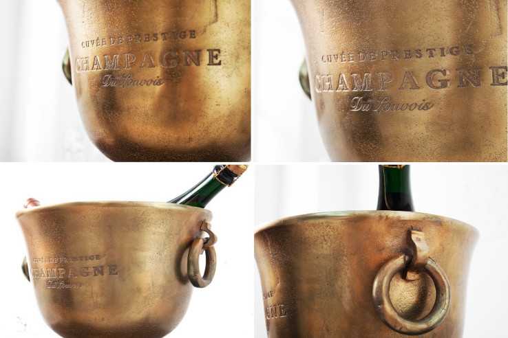 FAME - 40cm champagnekylare i guld