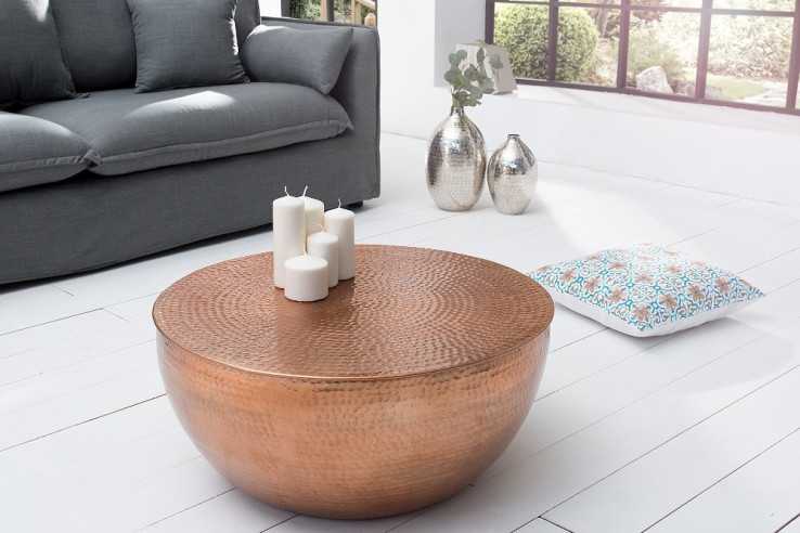 BAGDAD - 70cm oriental soffbord i koppar