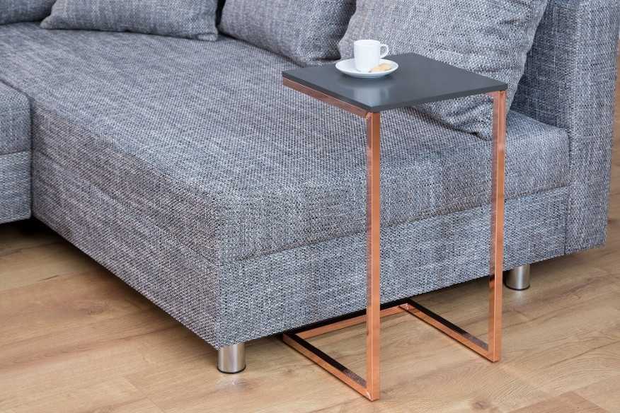 Side table Simply 60cm anthracite copper