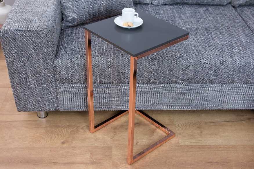 Side table Simply 60cm anthracite copper