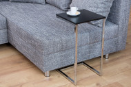 KOMPANI - 60CM SIDOBORD SVART/SILVER